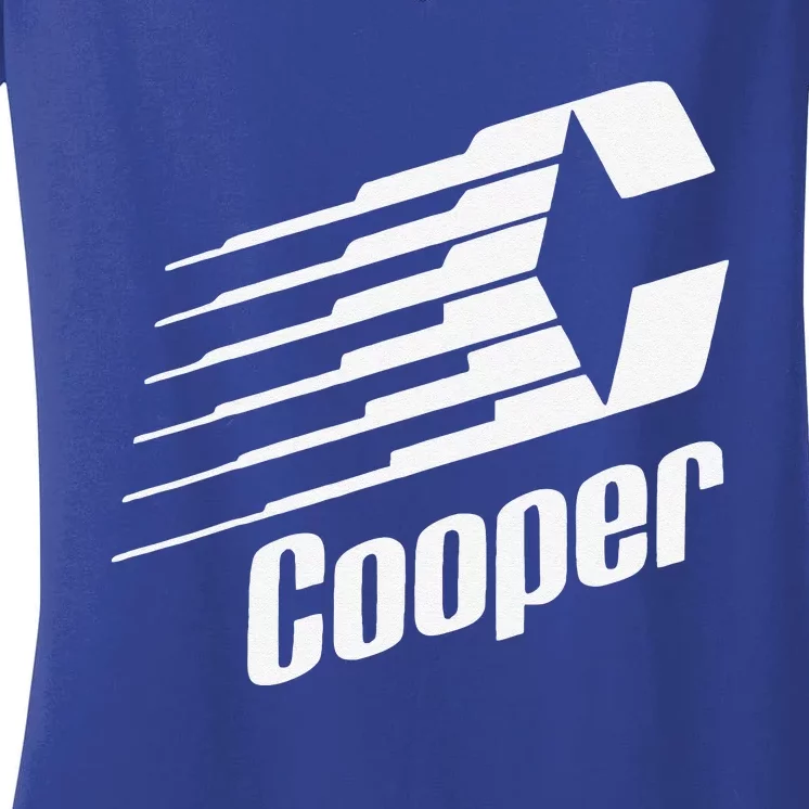 Funny Coopers Hockey Retro Player Sports Lovers Women's V-Neck T-Shirt