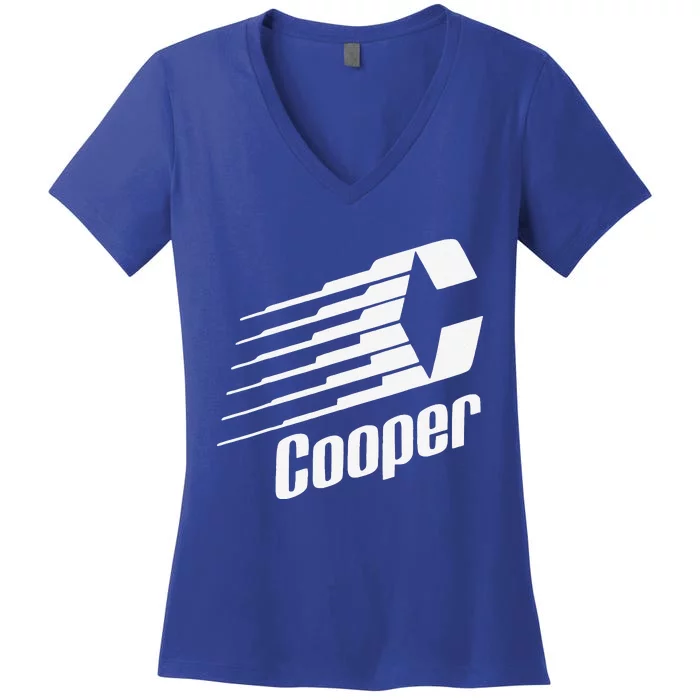 Funny Coopers Hockey Retro Player Sports Lovers Women's V-Neck T-Shirt