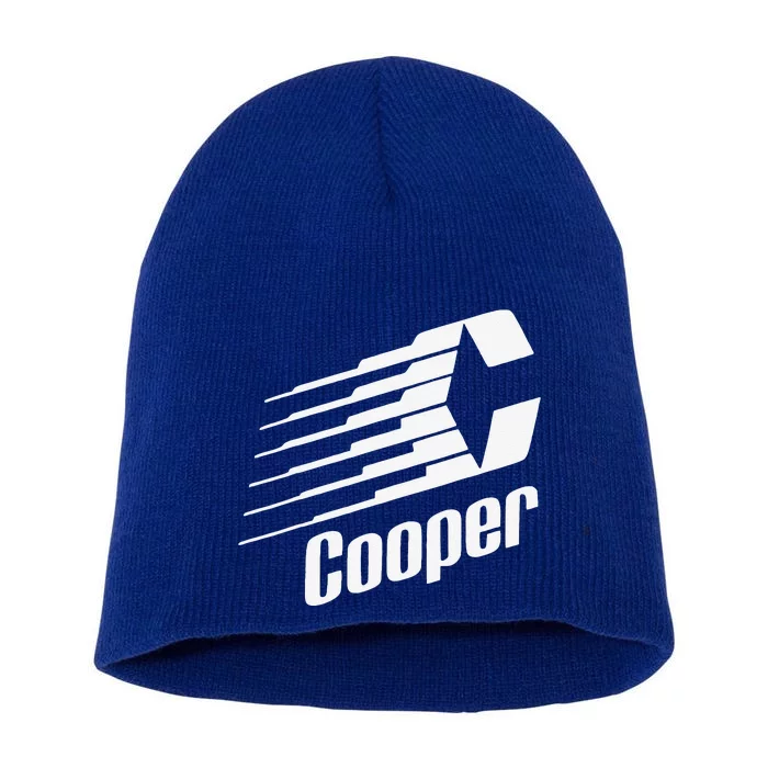 Funny Coopers Hockey Retro Player Sports Lovers Short Acrylic Beanie