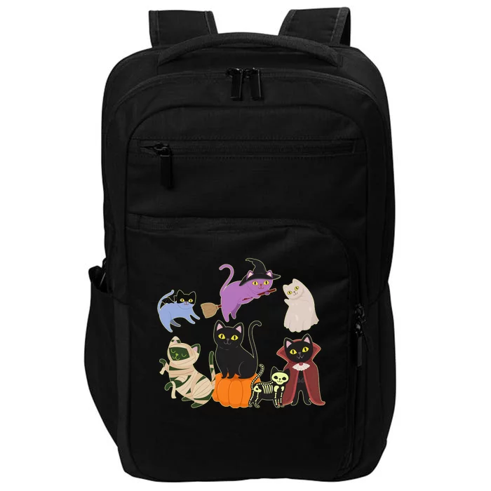 Funny Cute Halloween Costume Cats Kitties Impact Tech Backpack