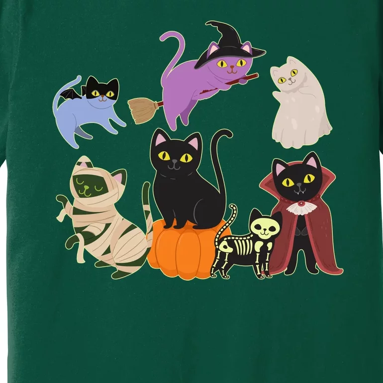 Funny Cute Halloween Costume Cats Kitties Premium T-Shirt