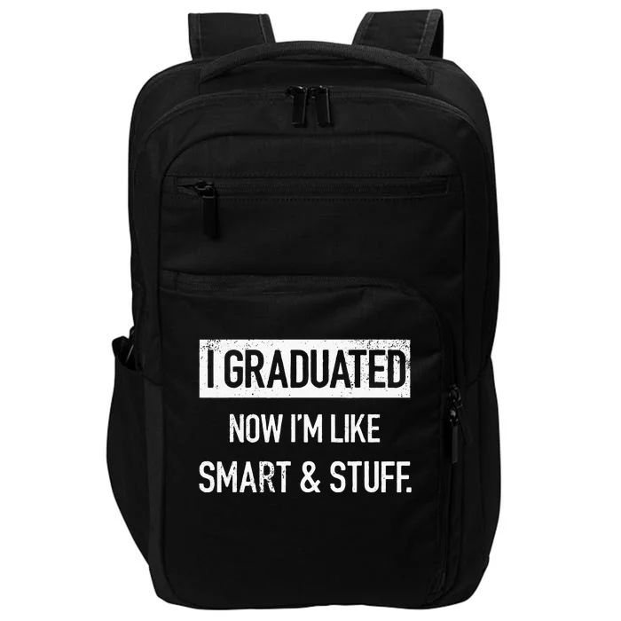 Funny College High School Graduation Senior Impact Tech Backpack