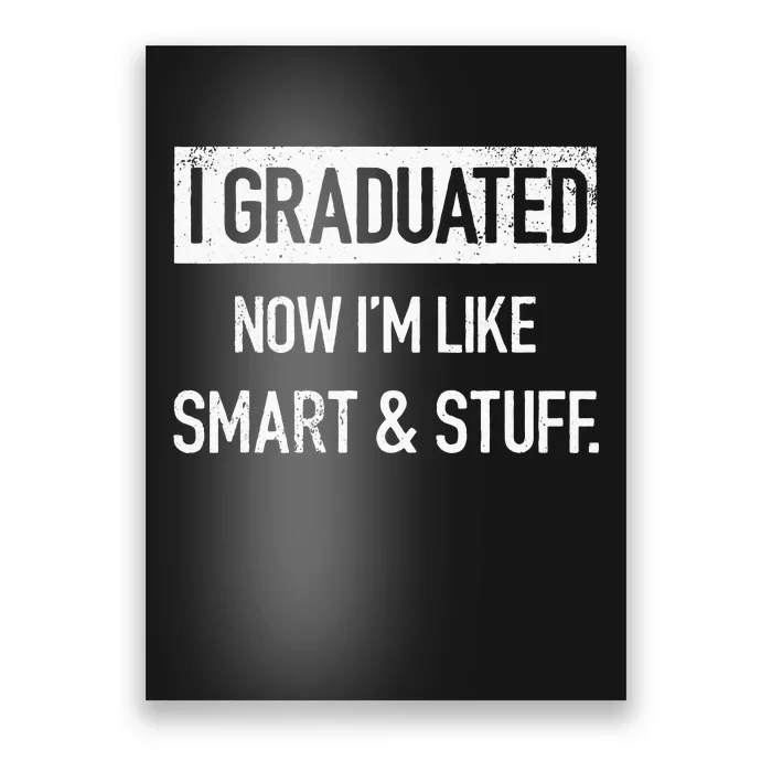 Funny College High School Graduation Senior Poster