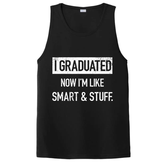 Funny College High School Graduation Senior Performance Tank