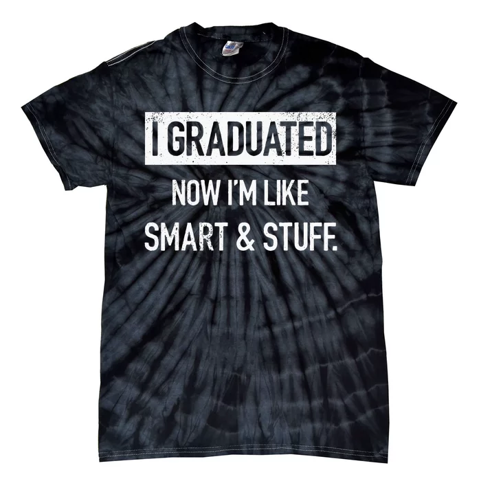 Funny College High School Graduation Senior Tie-Dye T-Shirt