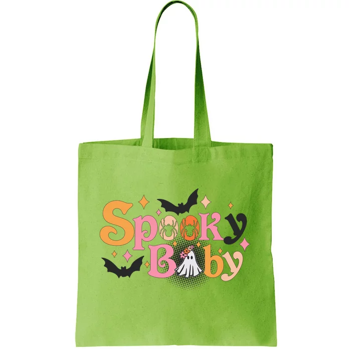 Funny Cute Halloween Spooky Baby Tote Bag