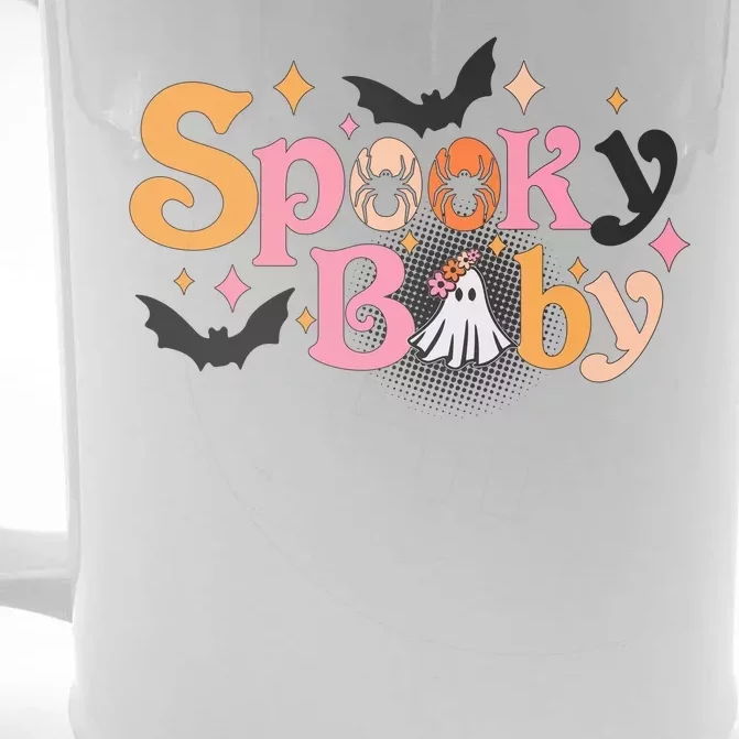 Funny Cute Halloween Spooky Baby Front & Back Beer Stein