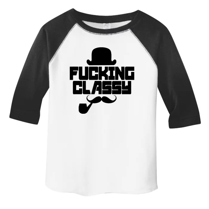 Fucking Classy Humor Toddler Fine Jersey T-Shirt