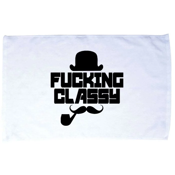 Fucking Classy Humor Microfiber Hand Towel