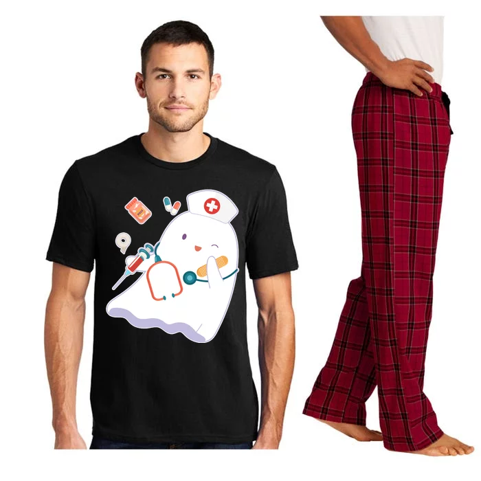 Funny Cute Halloween Nurse Ghost Pajama Set