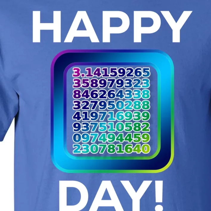 Funny Cute Happy Pi Day Celebration Math Numbers Fun Great Gift Tall T-Shirt