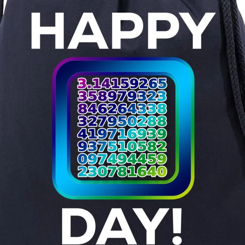 Funny Cute Happy Pi Day Celebration Math Numbers Fun Great Gift Drawstring Bag