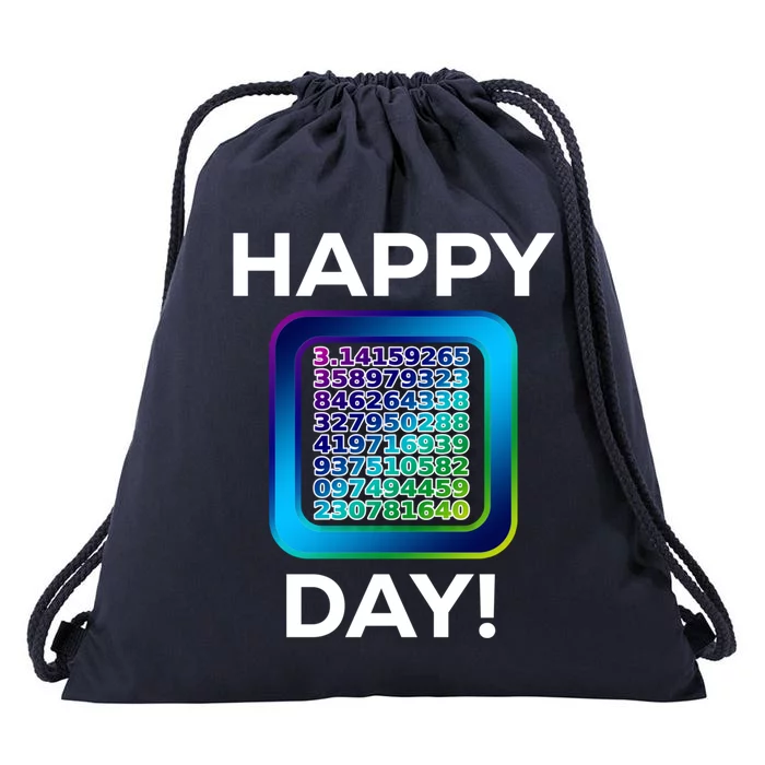 Funny Cute Happy Pi Day Celebration Math Numbers Fun Great Gift Drawstring Bag