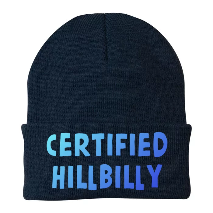 Funny Certified Hillbilly Bumpkin Cracker Rural Redneck Gift Knit Cap Winter Beanie