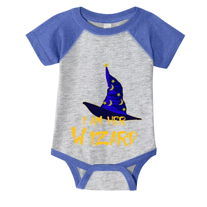 Funny Couples Halloween Costumes I Am Her Wizard Party Cool Gift Cool Gift Infant Baby Jersey Bodysuit