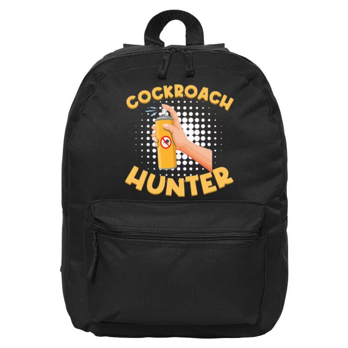 Funny Cockroach Hunter Insecticide Spray Cockroach 16 in Basic Backpack