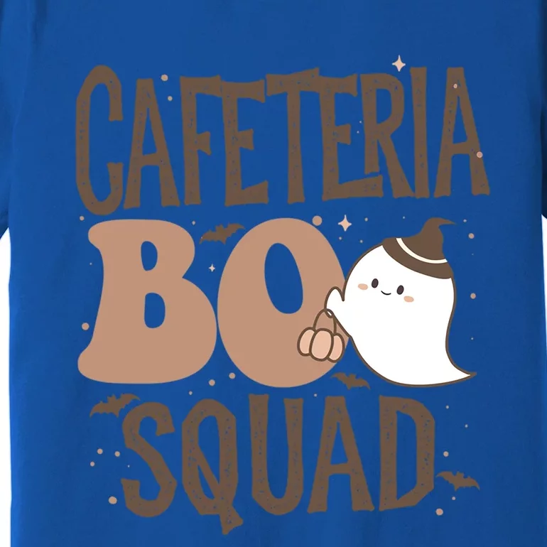 Funny Cute Halloween Cafeteria Boo Squad Costume Teacher Gift Premium T-Shirt