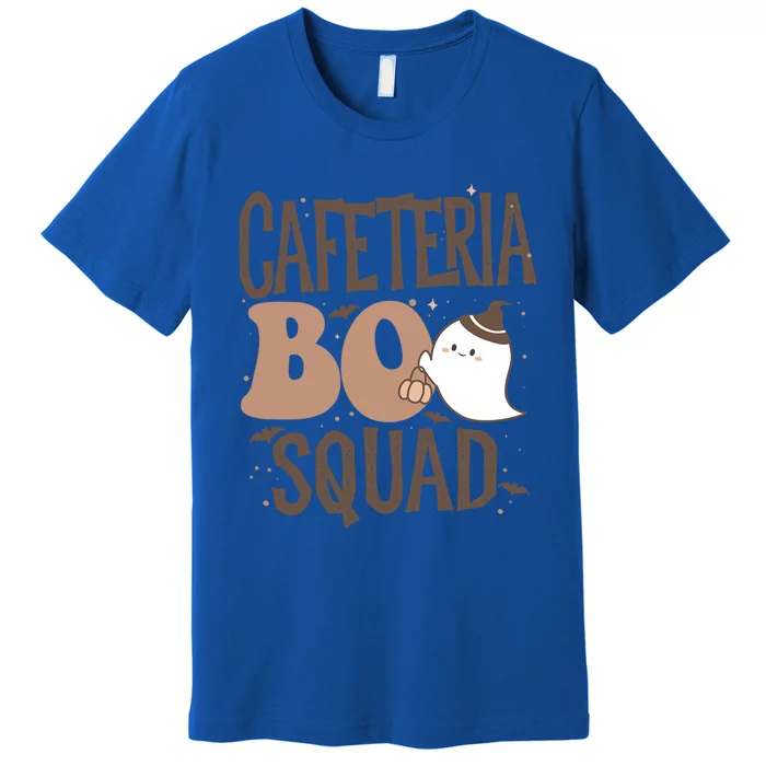 Funny Cute Halloween Cafeteria Boo Squad Costume Teacher Gift Premium T-Shirt