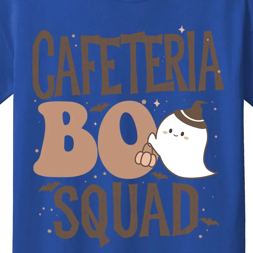 Funny Cute Halloween Cafeteria Boo Squad Costume Teacher Gift Kids T-Shirt