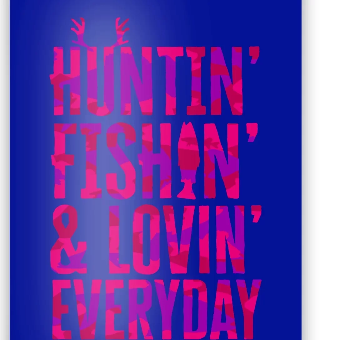 Fish Camo! Hunting Fishing Loving Every Day For Mom Gift Poster