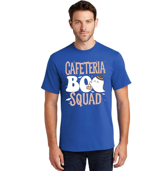 Funny Cute Halloween Cafeteria Boo Squad Costume Teacher Gift Tall T-Shirt