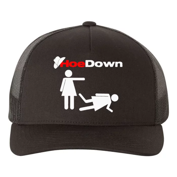 Funny Country Hoe Down Yupoong Adult 5-Panel Trucker Hat