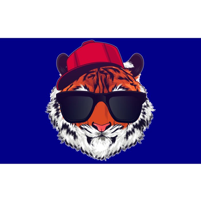 Funny Cool Hipster Tiger Sunglass Bumper Sticker