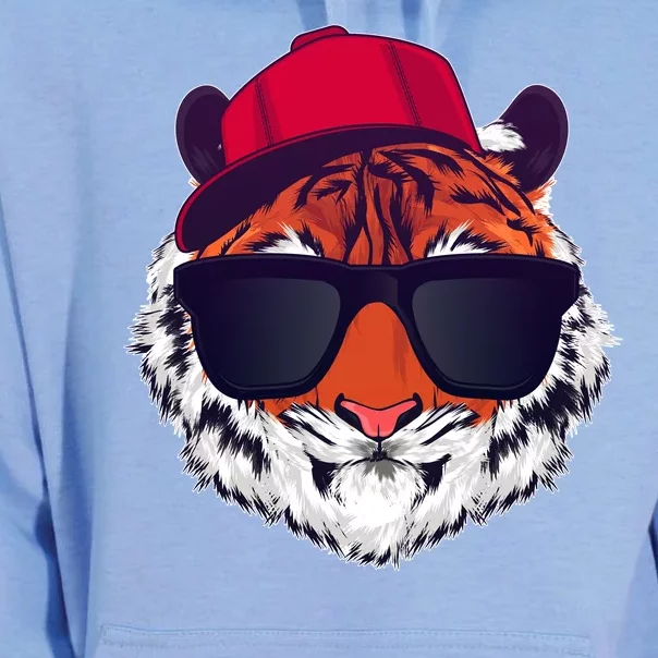 Funny Cool Hipster Tiger Sunglass Unisex Surf Hoodie