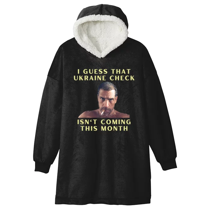 Funny Conservative Hunter Biden Hooded Wearable Blanket