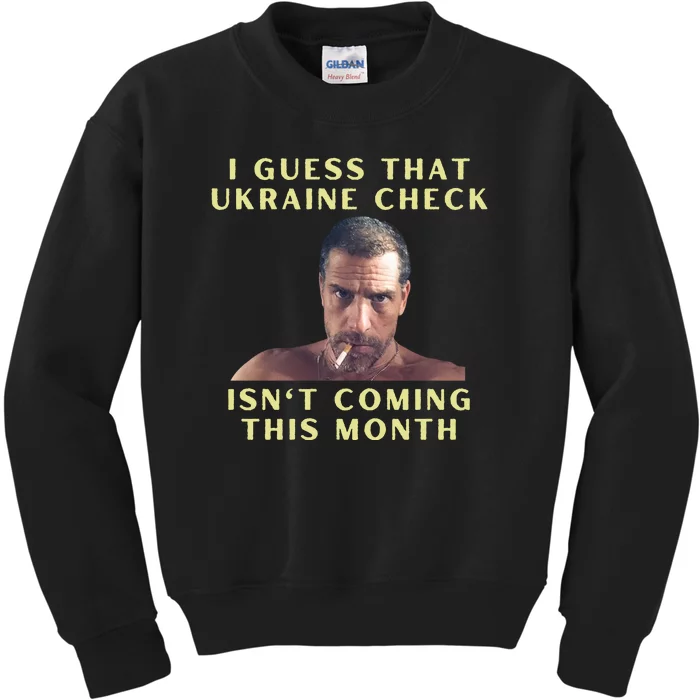 Funny Conservative Hunter Biden Kids Sweatshirt