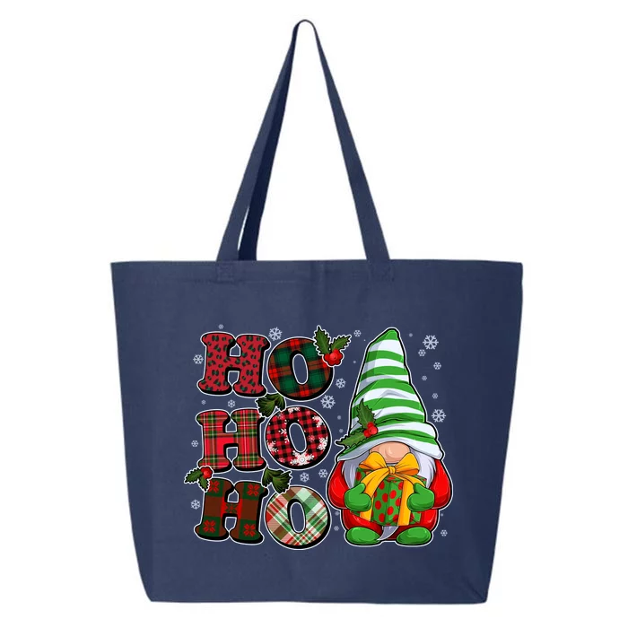 Funny Christmas Ho Ho Ho Gnome 25L Jumbo Tote