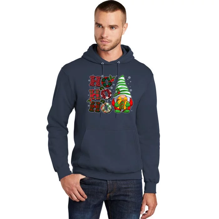 Funny Christmas Ho Ho Ho Gnome Tall Hoodie