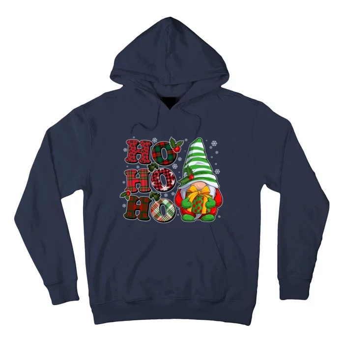 Funny Christmas Ho Ho Ho Gnome Tall Hoodie