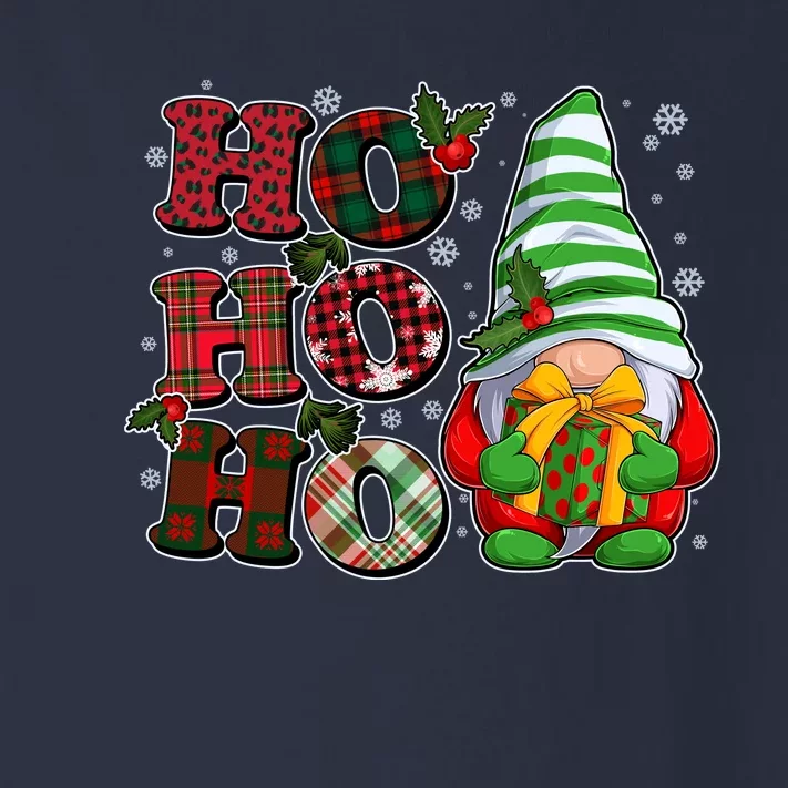 Funny Christmas Ho Ho Ho Gnome Toddler Long Sleeve Shirt