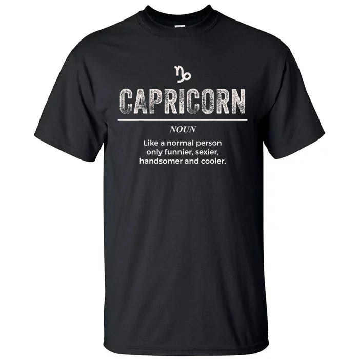 Funny Capricorn Horoscope Definition for Astrologers Tall T-Shirt