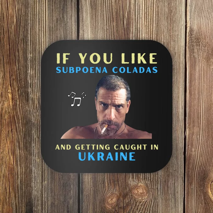 Funny Conservative Hunter Biden Coaster