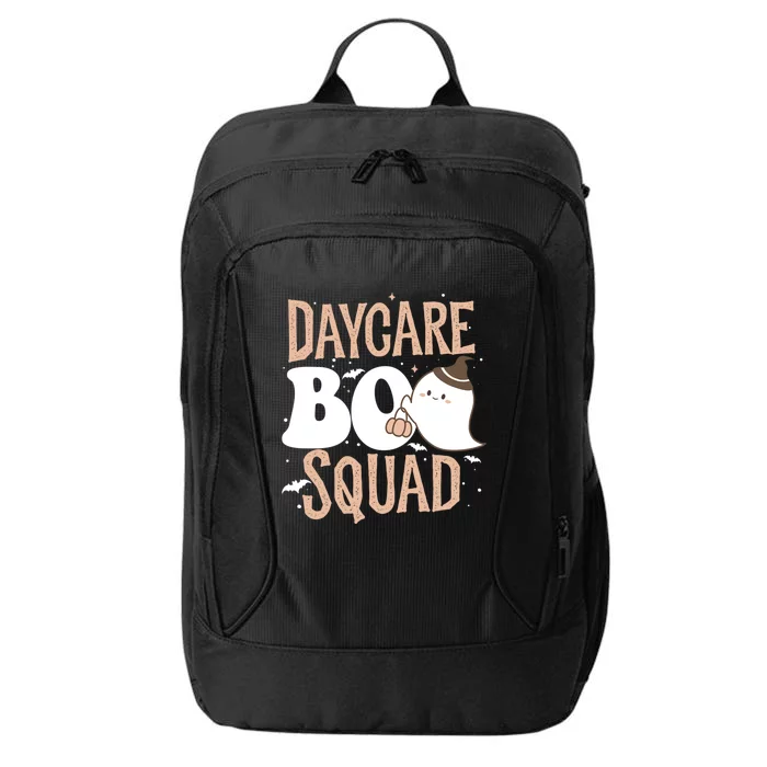 Funny Cute Halloween Daycare Boo Squad Costume Teacher Meaningful Gift City Backpack