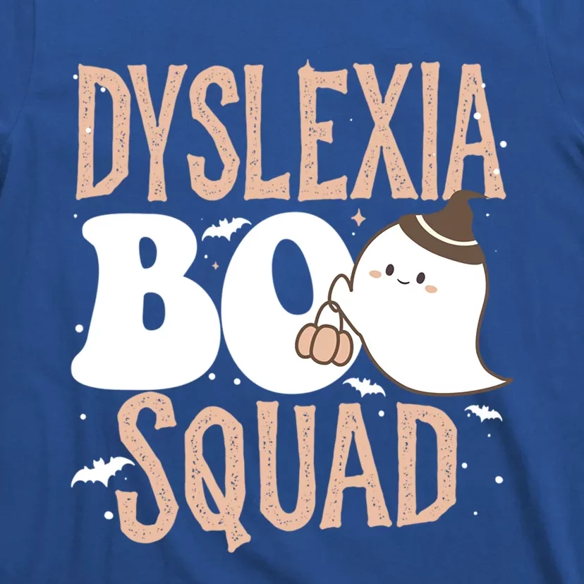 Funny Cute Halloween Dyslexia Boo Squad Costume Teacher Funny Gift T-Shirt