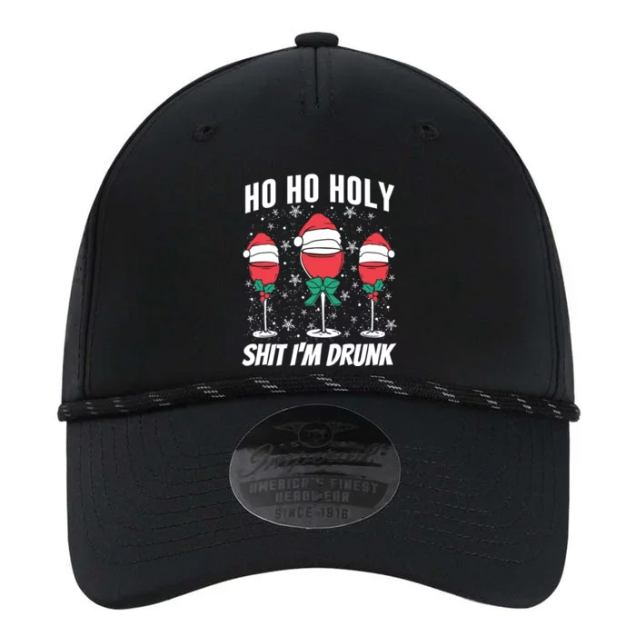 Funny Christmas Ho Ho Holy IM Drunk Gift Performance The Dyno Cap