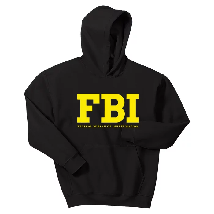 FBI COSTUME HALLOWEEN Kids Hoodie