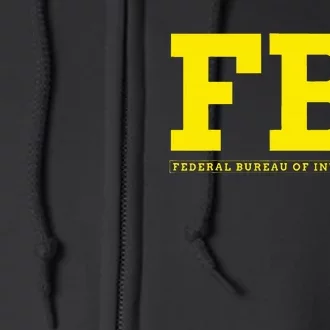 FBI COSTUME HALLOWEEN Full Zip Hoodie