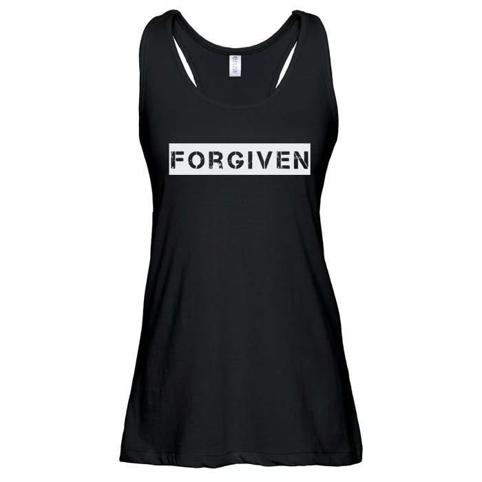 Forgiven Christian Inspirational Design For Men Women Ladies Essential Flowy Tank