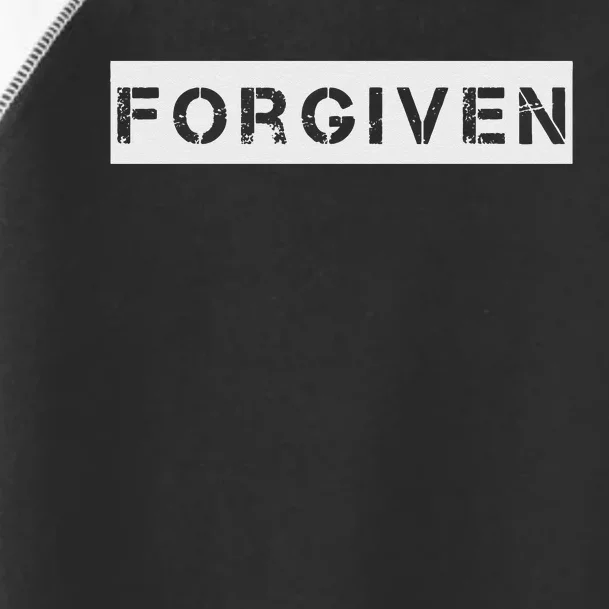 Forgiven Christian Inspirational Design For Men Women Toddler Fine Jersey T-Shirt