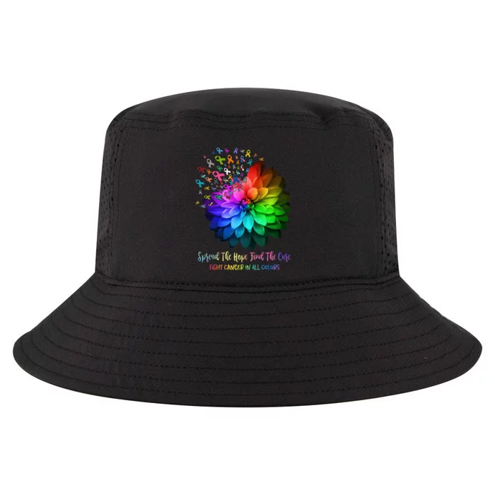 Fight Cancer In All Color Spread The Hope Find a Cure Cool Comfort Performance Bucket Hat