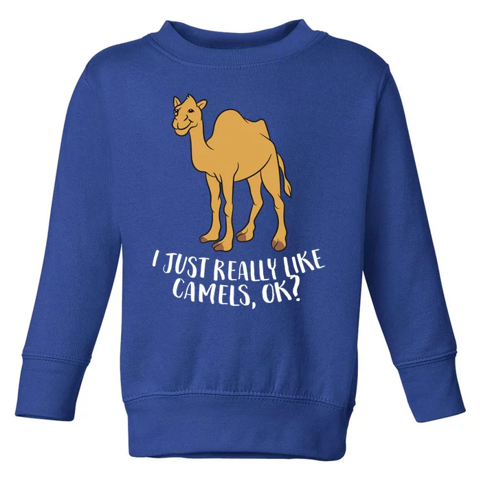 Funny Camels I Just Really Like Camels Ok Funny Camel Gift Cute Gift Toddler Sweatshirt