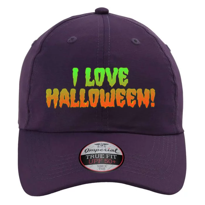 Funny Creepy I Love Halloween The Original Performance Cap