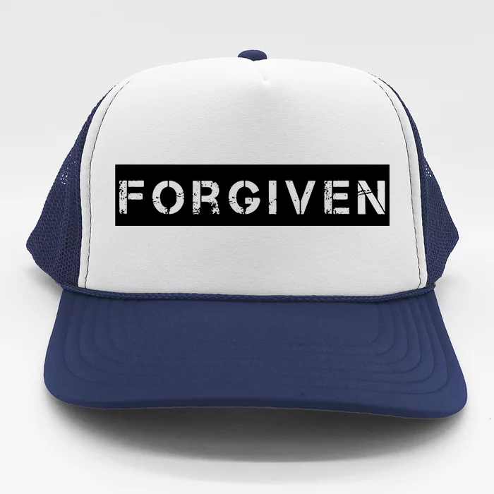 Forgiven Christian Inspirational Design For Women Trucker Hat