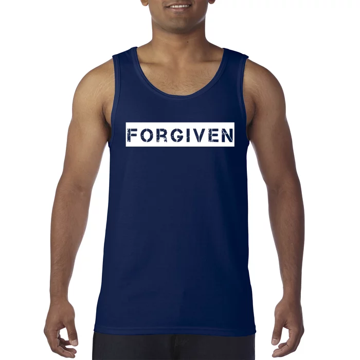 Forgiven Christian Inspirational Design For Women Tank Top