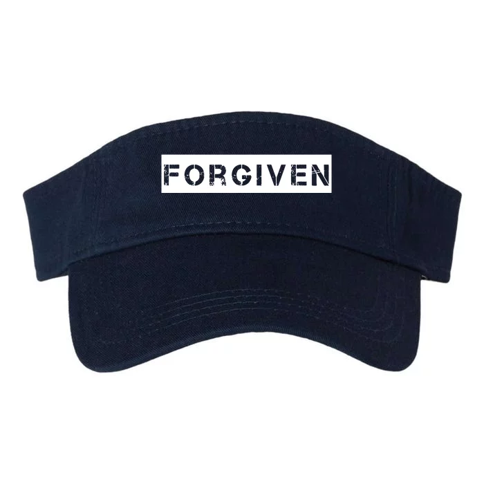 Forgiven Christian Inspirational Design For Women Valucap Bio-Washed Visor