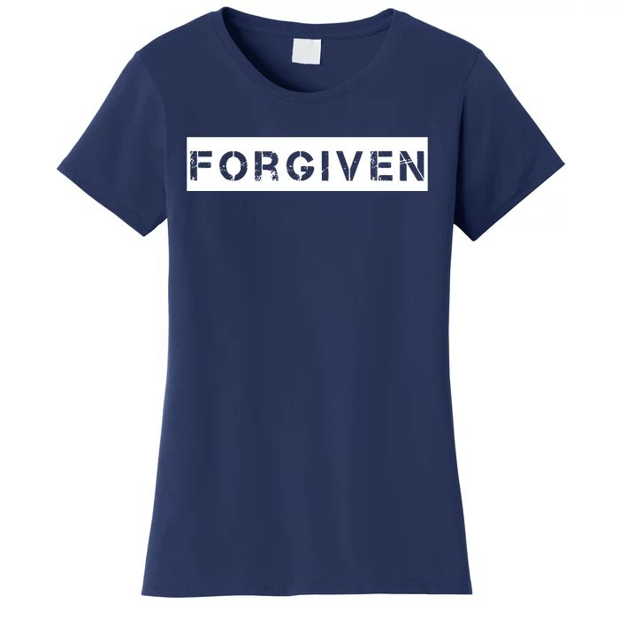 Forgiven Christian Inspirational Design For Women Women's T-Shirt